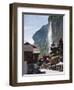 Staubbach Falls in Lauterbrunnen, Jungfrau Region, Switzerland, Europe-Michael DeFreitas-Framed Photographic Print