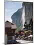 Staubbach Falls in Lauterbrunnen, Jungfrau Region, Switzerland, Europe-Michael DeFreitas-Mounted Photographic Print