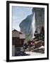 Staubbach Falls in Lauterbrunnen, Jungfrau Region, Switzerland, Europe-Michael DeFreitas-Framed Photographic Print