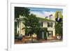 Staunton, Virginia, Exterior View of Woodrow Wilson's Birthplace-Lantern Press-Framed Premium Giclee Print