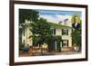 Staunton, Virginia, Exterior View of Woodrow Wilson's Birthplace-Lantern Press-Framed Premium Giclee Print