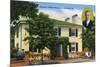 Staunton, Virginia, Exterior View of Woodrow Wilson's Birthplace-Lantern Press-Mounted Premium Giclee Print