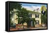 Staunton, Virginia, Exterior View of Woodrow Wilson's Birthplace-Lantern Press-Framed Stretched Canvas