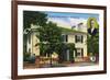 Staunton, Virginia, Exterior View of Woodrow Wilson's Birthplace-Lantern Press-Framed Art Print