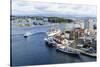 Stavanger Harbour, Norway, Scandinavia, Europe-Amanda Hall-Stretched Canvas