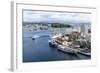 Stavanger Harbour, Norway, Scandinavia, Europe-Amanda Hall-Framed Photographic Print