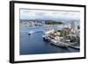 Stavanger Harbour, Norway, Scandinavia, Europe-Amanda Hall-Framed Photographic Print