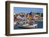 Stavanger's Picturesque Harbor, Stavanger, Rogaland, Norway, Scandinavia, Europe-Doug Pearson-Framed Photographic Print