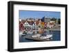 Stavanger's Picturesque Harbor, Stavanger, Rogaland, Norway, Scandinavia, Europe-Doug Pearson-Framed Photographic Print