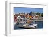 Stavanger's Picturesque Harbor, Stavanger, Rogaland, Norway, Scandinavia, Europe-Doug Pearson-Framed Photographic Print