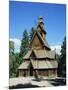 Stave Church, Folk Museum, Bygdoy, Oslo, Norway, Scandinavia, Europe-G Richardson-Mounted Premium Photographic Print