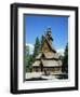 Stave Church, Folk Museum, Bygdoy, Oslo, Norway, Scandinavia, Europe-G Richardson-Framed Photographic Print