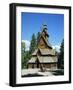 Stave Church, Folk Museum, Bygdoy, Oslo, Norway, Scandinavia, Europe-G Richardson-Framed Photographic Print