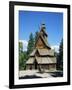 Stave Church, Folk Museum, Bygdoy, Oslo, Norway, Scandinavia, Europe-G Richardson-Framed Photographic Print