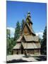 Stave Church, Folk Museum, Bygdoy, Oslo, Norway, Scandinavia, Europe-G Richardson-Mounted Photographic Print