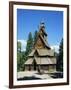 Stave Church, Folk Museum, Bygdoy, Oslo, Norway, Scandinavia, Europe-G Richardson-Framed Photographic Print