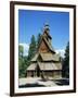 Stave Church, Folk Museum, Bygdoy, Oslo, Norway, Scandinavia, Europe-G Richardson-Framed Photographic Print