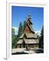 Stave Church, Folk Museum, Bygdoy, Oslo, Norway, Scandinavia, Europe-G Richardson-Framed Photographic Print