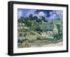 Staw-Roofed Houses-Vincent van Gogh-Framed Giclee Print