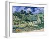 Staw-Roofed Houses-Vincent van Gogh-Framed Giclee Print