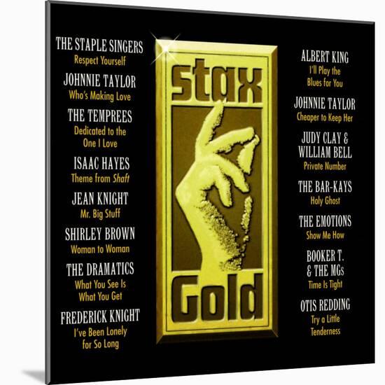 Stax Gold-null-Mounted Art Print