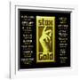 Stax Gold-null-Framed Art Print