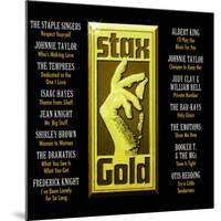 Stax Gold-null-Mounted Art Print