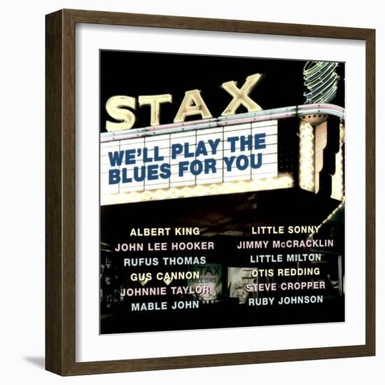 Stax We'll Play the Blues for You-null-Framed Art Print