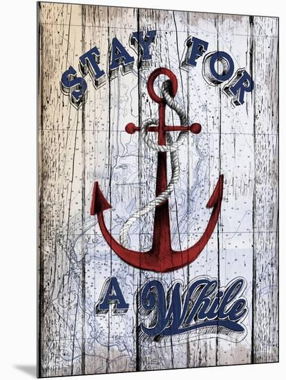 Stay Anchor-Art Licensing Studio-Mounted Giclee Print