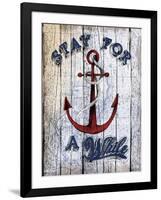 Stay Anchor-Art Licensing Studio-Framed Giclee Print