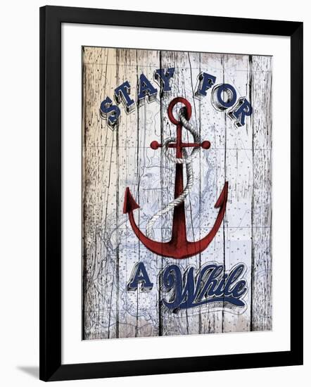 Stay Anchor-Art Licensing Studio-Framed Giclee Print