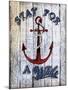 Stay Anchor-Art Licensing Studio-Mounted Giclee Print