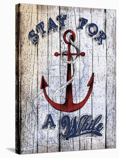 Stay Anchor-Art Licensing Studio-Stretched Canvas