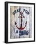 Stay Anchor-Art Licensing Studio-Framed Giclee Print