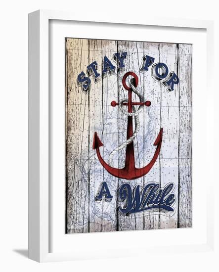 Stay Anchor-Art Licensing Studio-Framed Giclee Print