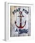 Stay Anchor-Art Licensing Studio-Framed Giclee Print