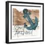 Stay Anchored-Milli Villa-Framed Art Print