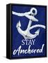 Stay Anchored-Kimberly Allen-Framed Stretched Canvas