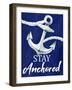 Stay Anchored-Kimberly Allen-Framed Art Print