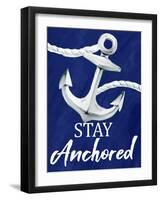 Stay Anchored-Kimberly Allen-Framed Art Print