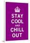 Stay Cool and Chill Out-The Vintage Collection-Framed Art Print