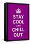 Stay Cool and Chill Out-The Vintage Collection-Framed Stretched Canvas