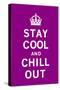 Stay Cool and Chill Out-The Vintage Collection-Stretched Canvas