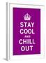 Stay Cool and Chill Out-The Vintage Collection-Framed Art Print