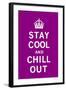 Stay Cool and Chill Out-The Vintage Collection-Framed Art Print