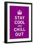 Stay Cool and Chill Out-The Vintage Collection-Framed Art Print