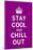 Stay Cool and Chill Out-The Vintage Collection-Mounted Art Print