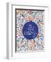 Stay Curious in Navy and Red-Cat Coquillette-Framed Giclee Print