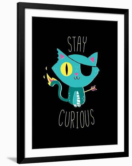Stay Curious-Michael Buxton-Framed Art Print