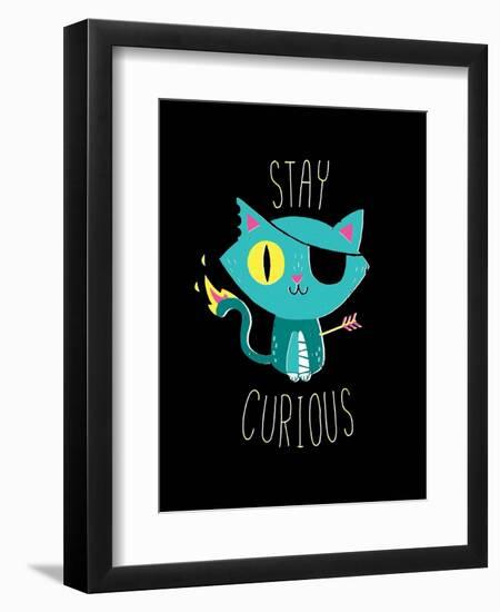 Stay Curious-Michael Buxton-Framed Art Print